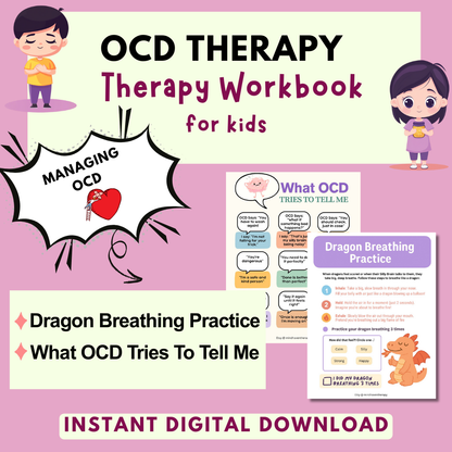 My Silly Brain, OCD for Kids, Mental Health Tools for Emotional Regulation & Therapeutic Worksheets