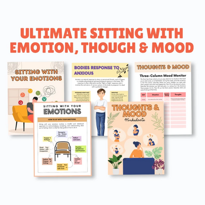 Teen Therapy Mega Worksheet Bundle, Therapy Workbook, Therapist Journal Anxiety, Psychology Kids Mental Health, Teenagers Coping Skills, GAD