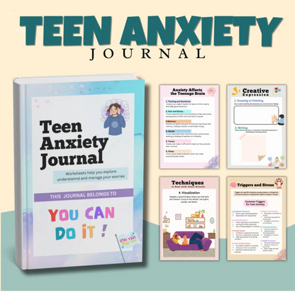 Teen Therapy Mega Bundle, Mental Health Tools, Therapy Worksheets, Digital Therapy Bundle, Self-Care Activities