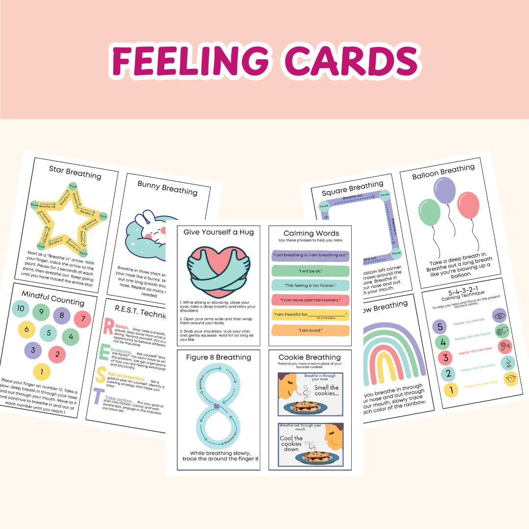 Big Emotions Mega Bundle for Kids, Nervous System Regulation, Coping Skills Workbook, Anger Management, Conflict Resolution Cards, Big Emotions Workbook, Emotional Resilience